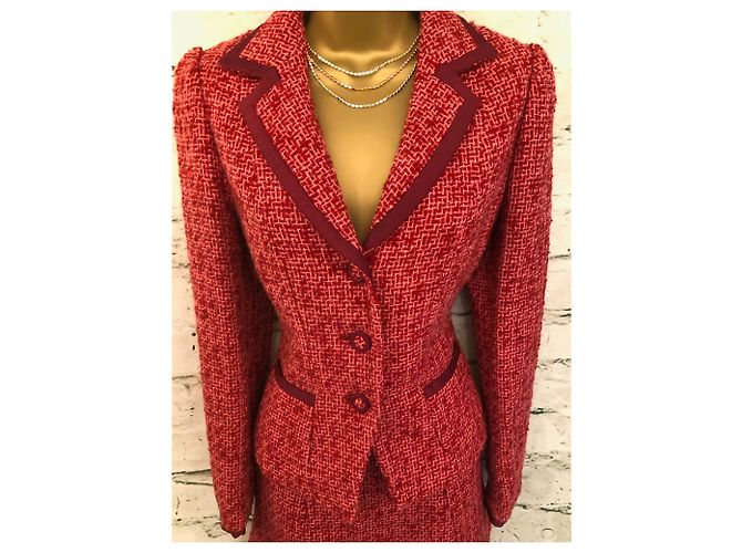 Renato Nucci Falda elegante Rosa Burdeos - vista 2