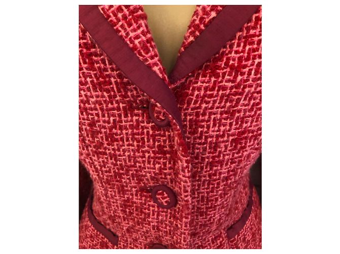 Renato Nucci Falda elegante Rosa Burdeos - vista 3