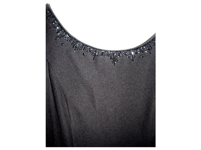 Jenny Packham Verziertes Cocktailkleid Schwarz - Ansicht 7