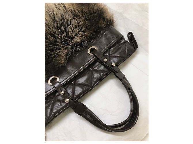 Chanel Borsa tote grande marrone Marrone scuro - vista 11