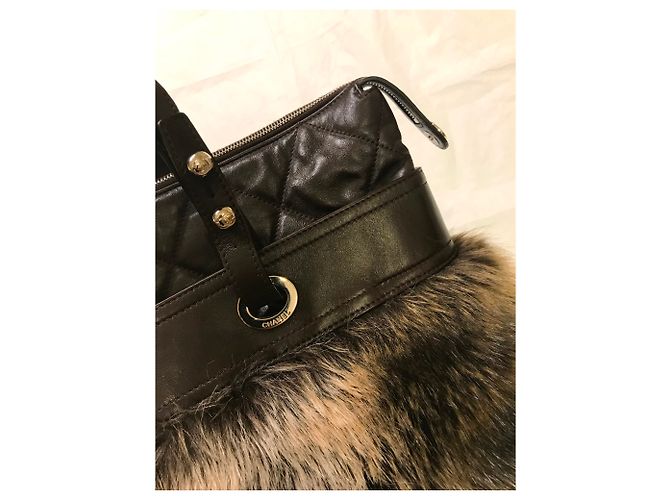 Chanel Borsa tote grande marrone Marrone scuro - vista 12