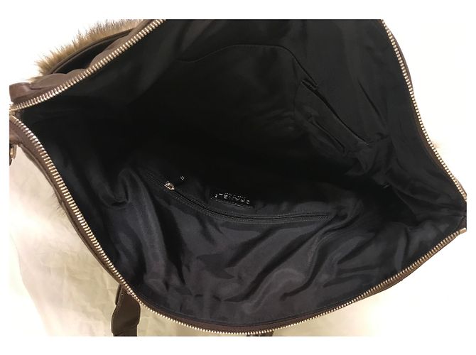 Chanel Borsa tote grande marrone Marrone scuro - vista 13