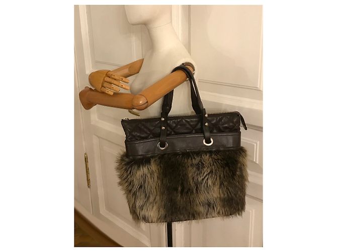 Chanel Borsa tote grande marrone Marrone scuro - vista 2