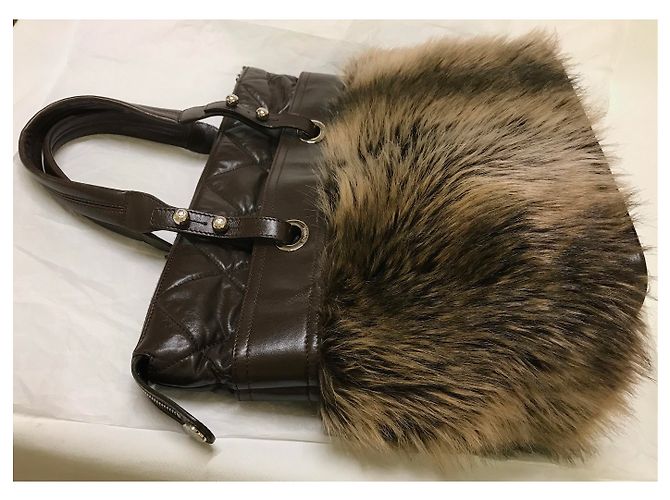 Chanel Borsa tote grande marrone Marrone scuro - vista 4