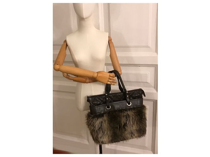Chanel Borsa tote grande marrone Marrone scuro - vista 7