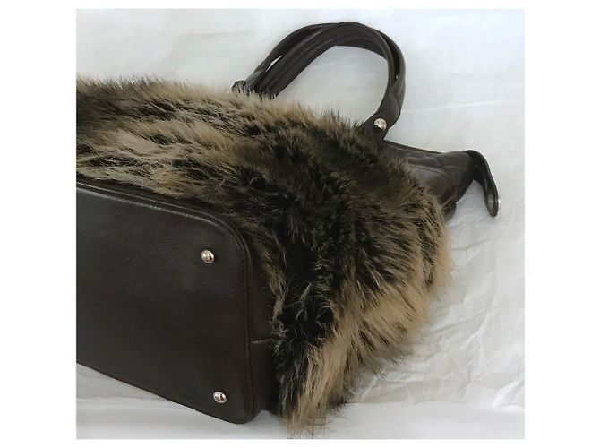 Chanel Borsa tote grande marrone Marrone scuro - vista 8