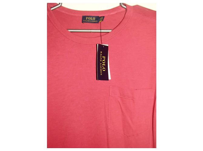 Vestido largo de algodón rojo Polo Ralph Lauren Roja - vista 8