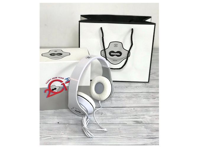 Cuffie Cocobot Chanel Bianco - vista 2