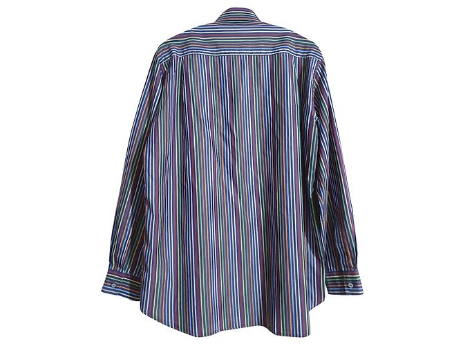 Autre Marque Camisa listrada Paul & Shark de algodão Multicor - vista 2