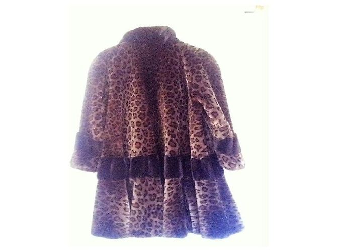 Autre Marque marc dominique ABRIGO DE PIEL SINTETICO Estampado de leopardo - vista 2