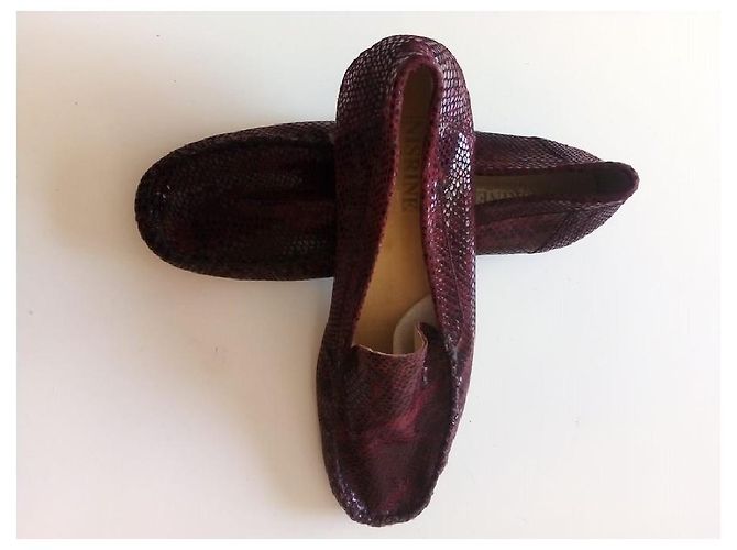 Autre Marque mocassini bordeaux da donna - vista 2