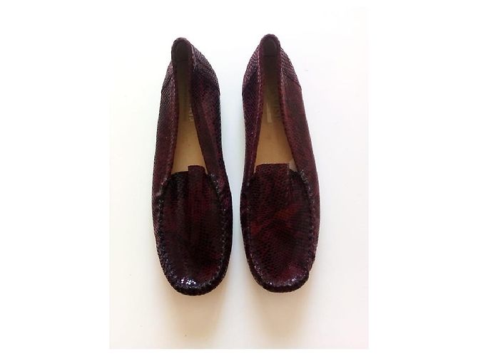 Autre Marque mocassini bordeaux da donna - vista 3