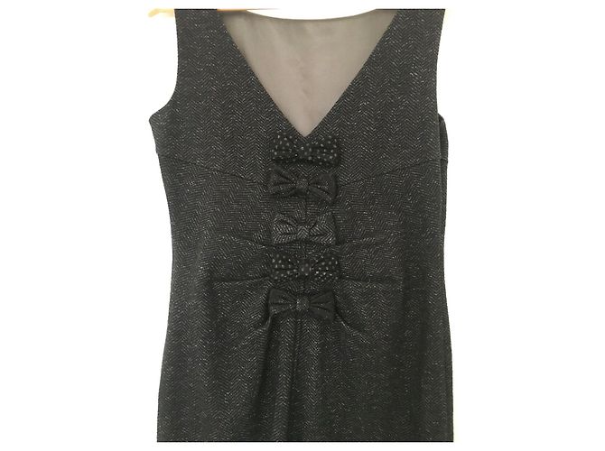 Diane Von Furstenberg Dorothea Tweedkleid Grau - Ansicht 7