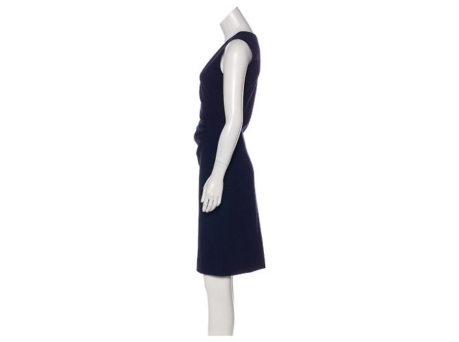 Diane Von Furstenberg Layne Kleid dunkelblau - Ansicht 2