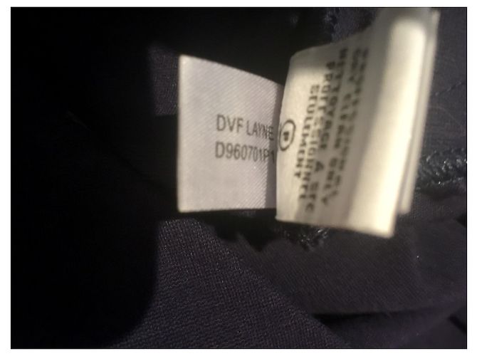 Diane Von Furstenberg Layne Kleid dunkelblau - Ansicht 6