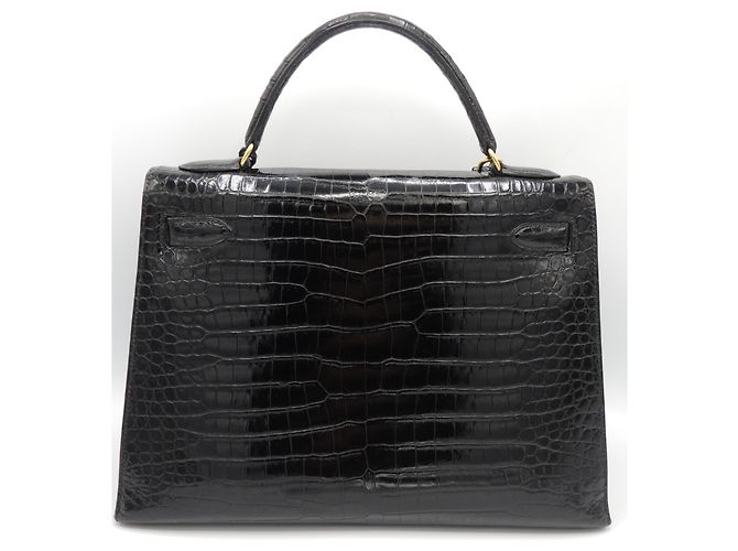 Hermès hermes kelly 32 POROSUS NERO - vista 3
