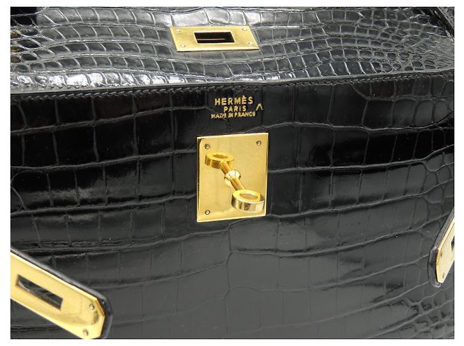 Hermès hermes kelly 32 POROSUS NERO - vista 9