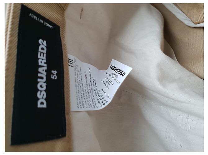 Dsquared2 italian fabric pants Beige - view 2