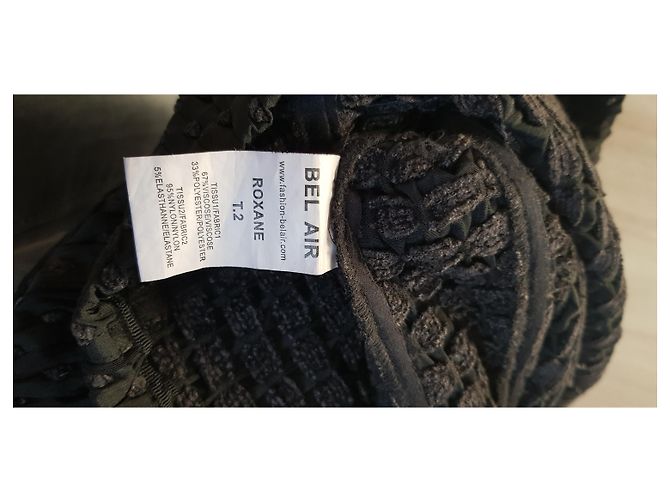 Bel Air Roxane Kleid Schwarz - Ansicht 5