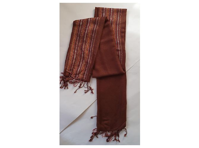 Autre Marque Pashmina und Seide Schal Mehrfarbig Mehrfarben - Ansicht 4