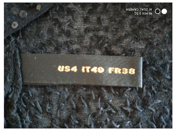 SERBATOIO SEQUINATO DONNA KARAN Nero - vista 4