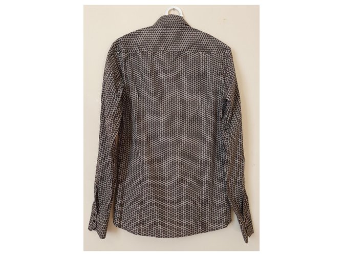 Autre Marque Camicia Xagon Uomo Marrone Cotone Elastan L - vista 3
