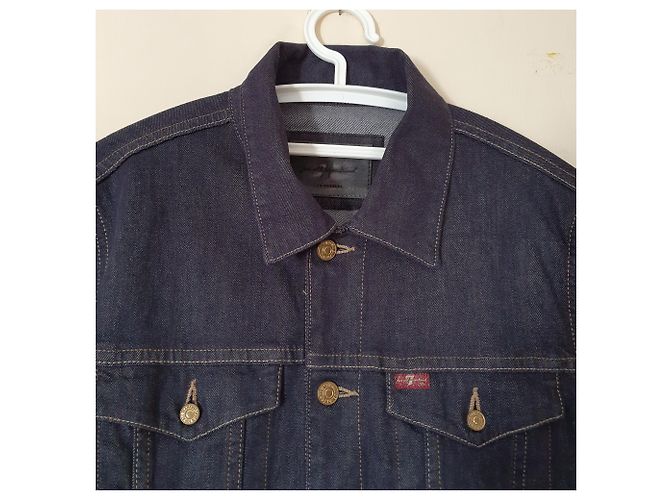 7 For All Mankind Chaqueta de mezclilla azul Azul marino - vista 2
