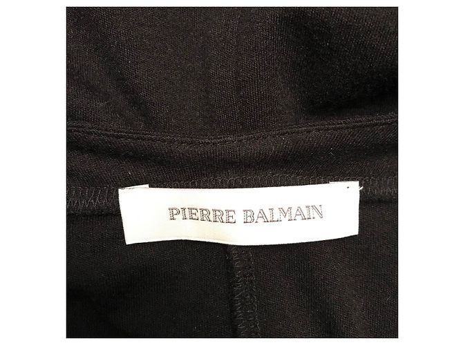 Abito nero Pierre Balmain in lana e modal - vista 6