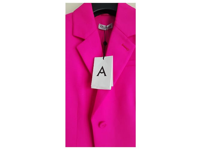 Altuzarra Jacke Fuchsia Wolle Fuschia - Ansicht 2
