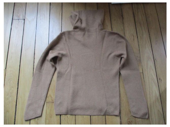Max Mara, pull camel col bénitier,38. Caramel - vue 3