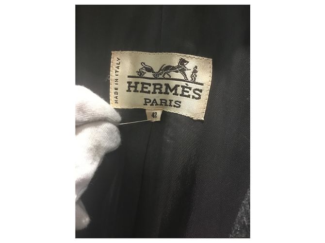 Hermès Falda elegante Gris - vista 6