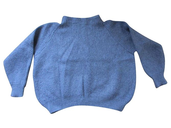 Autre Marque Jersey mohair azul, 38. - vista 2