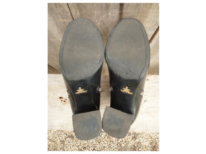 Talla de botas Prada 37, 5 con signos de desgaste Negro - vista 8