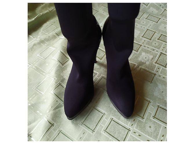 Botas Walter Steiger Negras de Caña Alta Stiletto Negro - vista 3