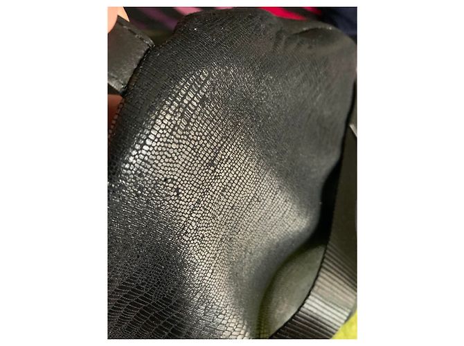 Borsa CHANEL SPORT Modo chic Rettile Senza Tempo Nero - vista 11
