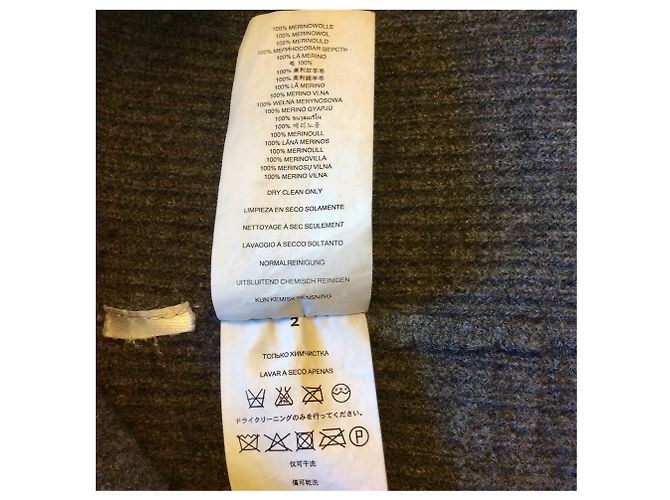 Michael Kors Minikleid aus grauer Wolle - Ansicht 4