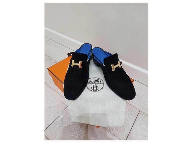 Constance Hermès Hermes mules Paradis Preto - vista 2