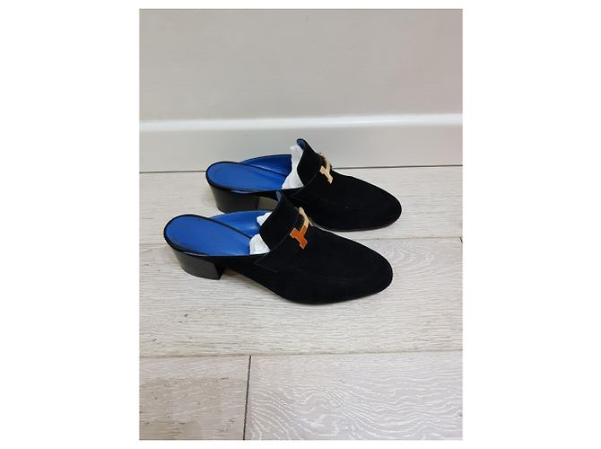 Constance Hermès Hermes mules Paradis Preto - vista 8