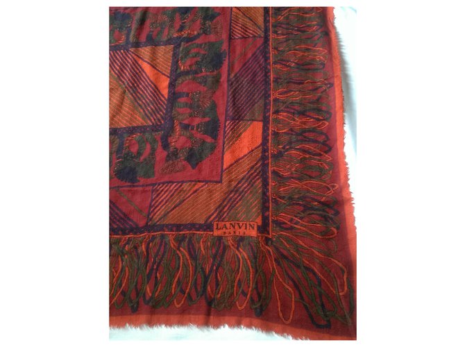 Stola Lanvin in lana multicolore - vista 3