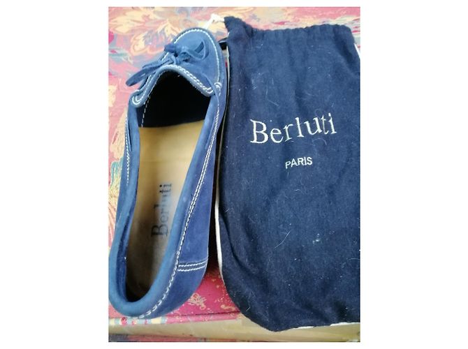 Berluti, Bellissimi mocassini BERLUTI Blu - vista 2