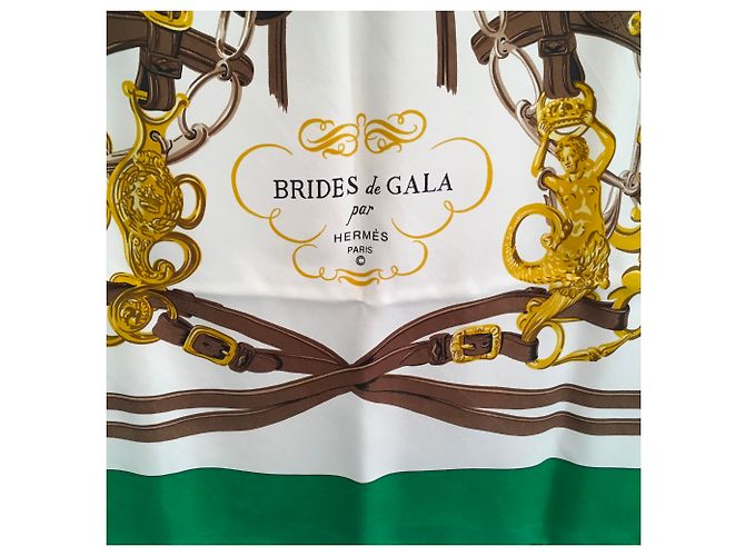 Hermès BRIDES de GALA Branco Verde - vista 3