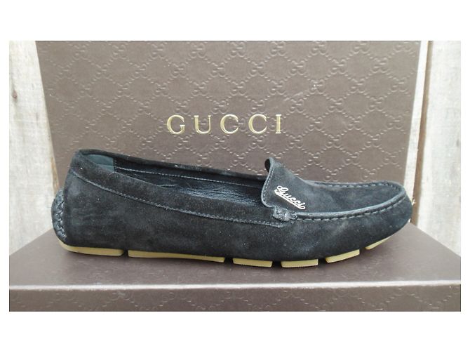 weiche Mokassins Gucci Größe 36,5 Schwarz - Ansicht 2