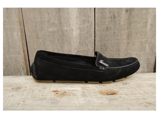 weiche Mokassins Gucci Größe 36,5 Schwarz - Ansicht 3