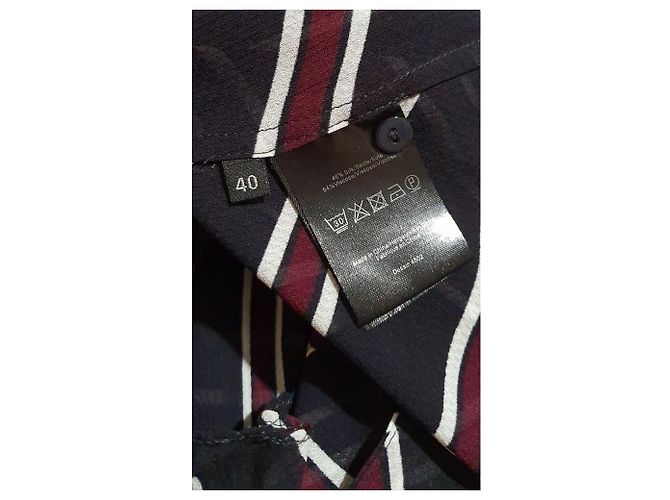 Camicia Baum und Pferdgarten in seta e viscosa Multicolore - vista 4