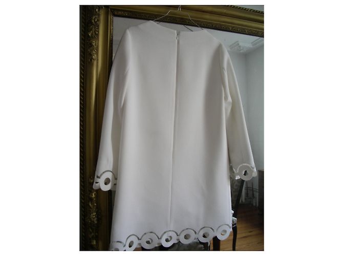 Carven Kleid in Eggshell aus Triacetat Aus weiß - Ansicht 5