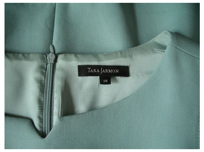 Tara Jarmon Kleid hellblau aus Polyester Größe 38 - Ansicht 3
