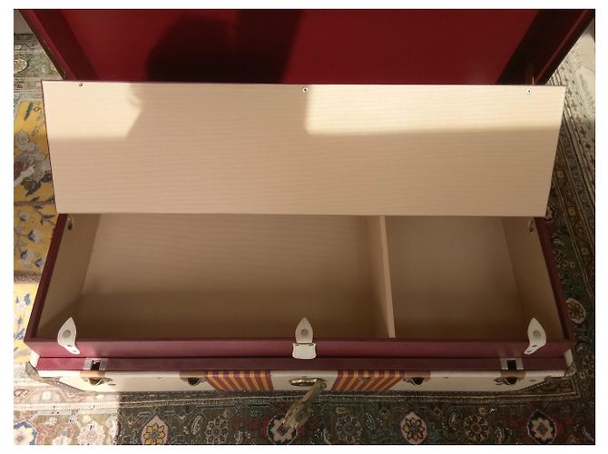Autre Marque Oshkosh Steamer Trunk - vista 13