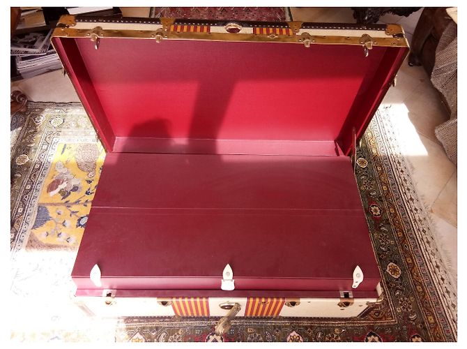 Autre Marque Oshkosh Steamer Trunk - vista 14