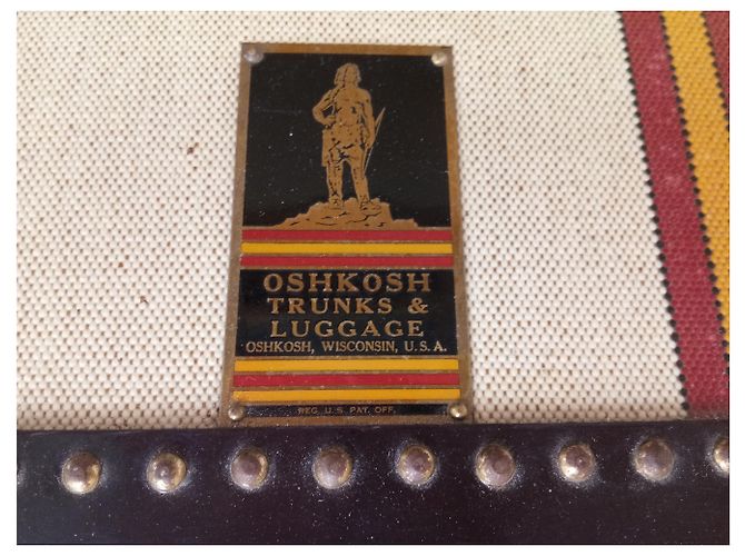 Autre Marque Oshkosh Steamer Trunk - vista 4