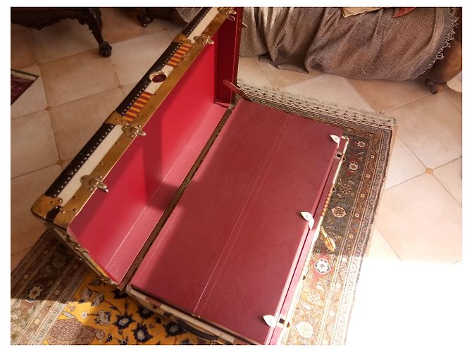 Autre Marque Oshkosh Steamer Trunk - vista 5